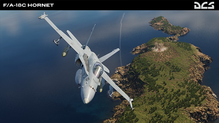 Mariana Islands - Farallon de Medinilla - F/A-18C Hornet AGM-84