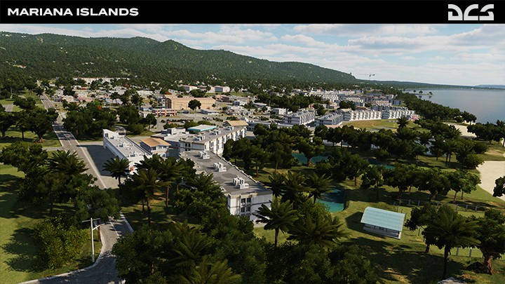Mariana Islands - Urban areas of the West coast