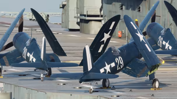DCS World dynamická kampaň, snímky z DCS: F4U a DCS: A-7