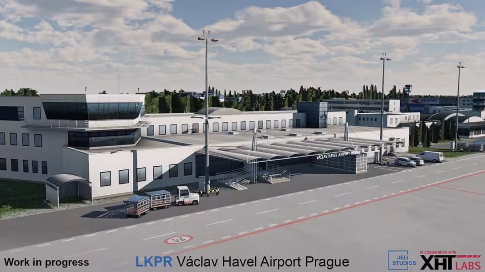 Jeli Studios Announces oznamuje Letiště Václava Havla pro X-Plane a bude zdarma!